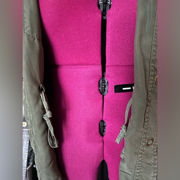 GUC Sanctuary Women’s Military Jacket Snap Buttons in Safari Green - Large - Picture 5 of 7